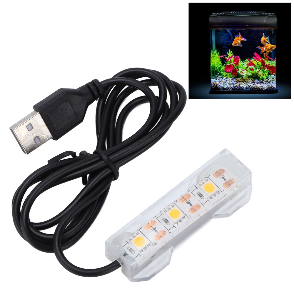 Marine Aquarium Nano - 装飾照明 USB 水槽ライト 多色プラスチック水槽 LED ライト