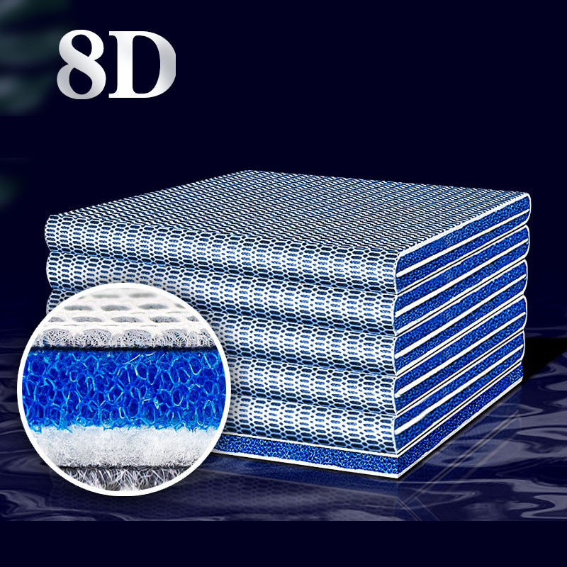 Marine Aquarium Glue - 水族館 8D スポンジ魚池タンクフィルターコットンパッド 8 層クリーニング浄化器水浄化アクセサリー接着剤なし