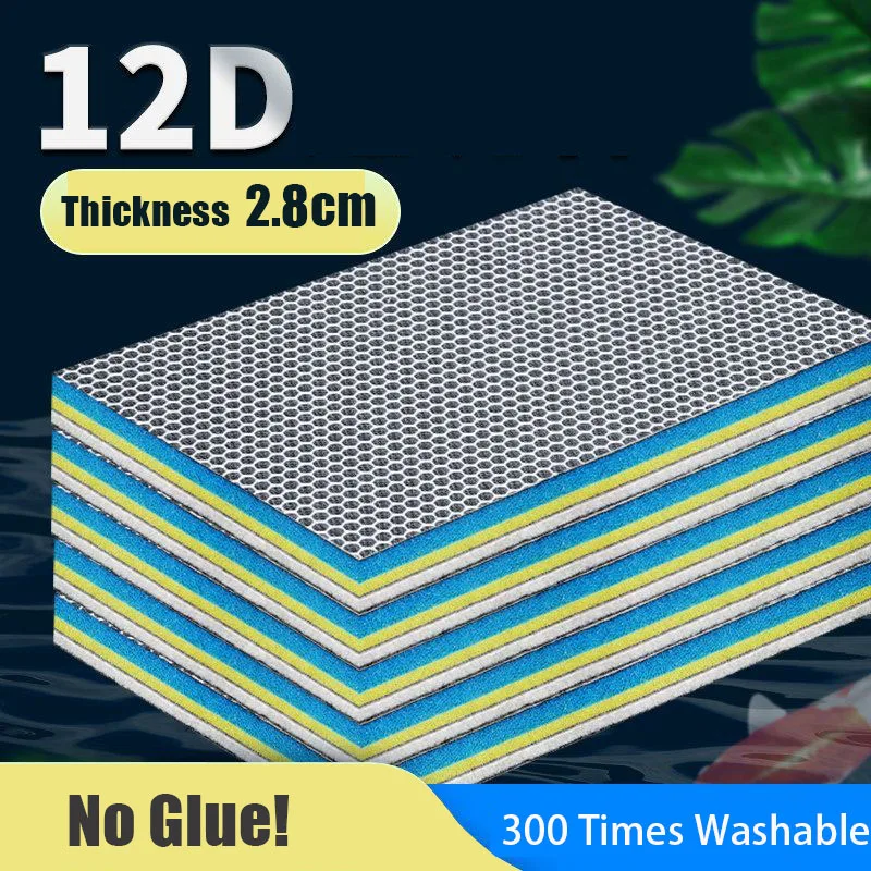 Marine Aquarium Glue - 水族館フィルター,12d,12層,バイオメディアマニキュアフィルター,接着剤なし,高密度,水槽池,外部アクセサリー