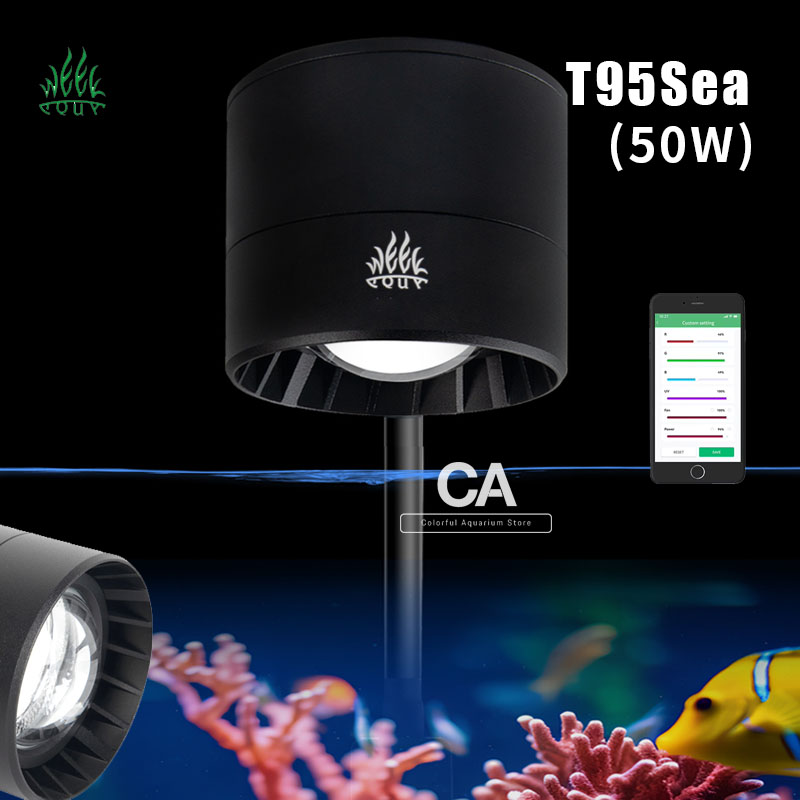 Aqua Marine Tank - WEEK AQUA水槽ライトメーカー ブルーリーフライト LED水槽用マリンコーラルライト 塩水ランプ 赤海リーフタンク用