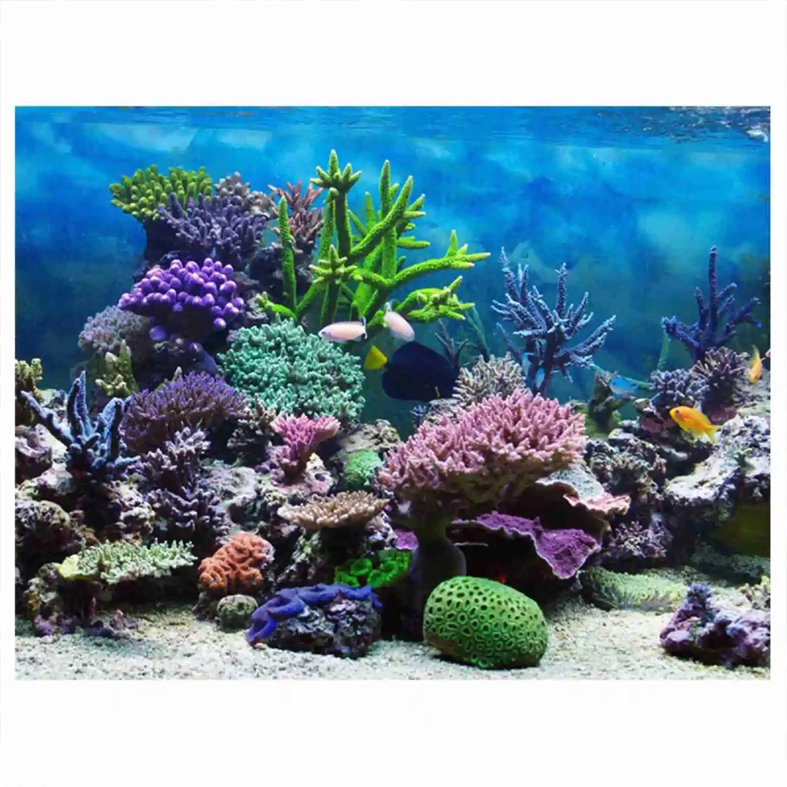 Marine Aquarium Glue - 熱帯雨林の壁紙,水族館の背景,PVC装飾,3D風景HDポスター