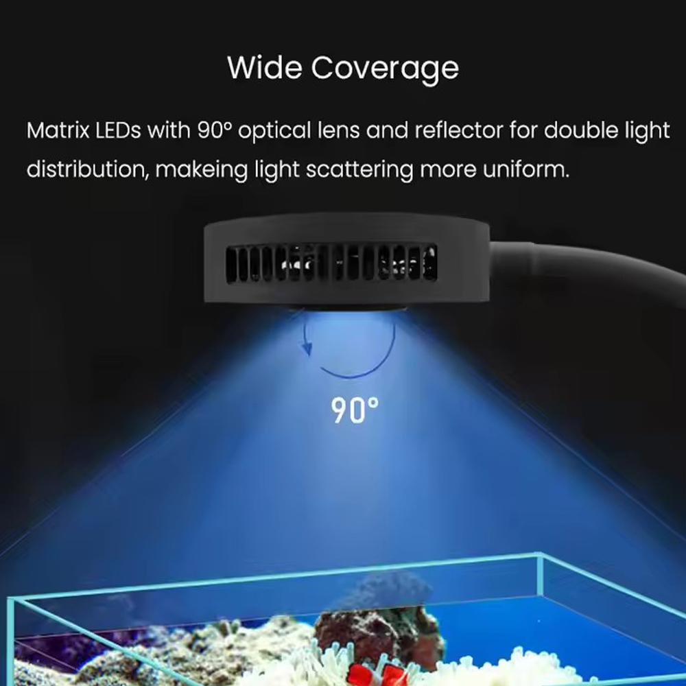 Aqua Marine Tank - Spectra Aqua Knight V2 36W フルスペクトルタッチコントロール内蔵タイマーマリンサンゴ礁海水魚水槽水族館