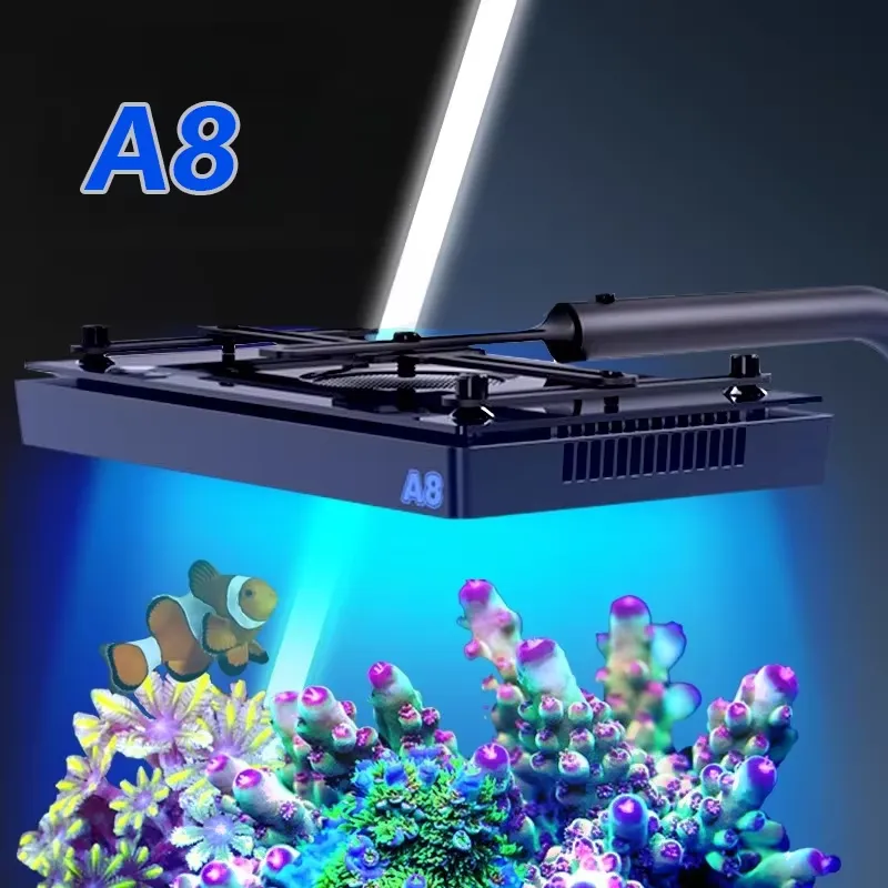 Aquarium Marine - A8SE II Max Blue 240W WiFiアプリ制御可能
