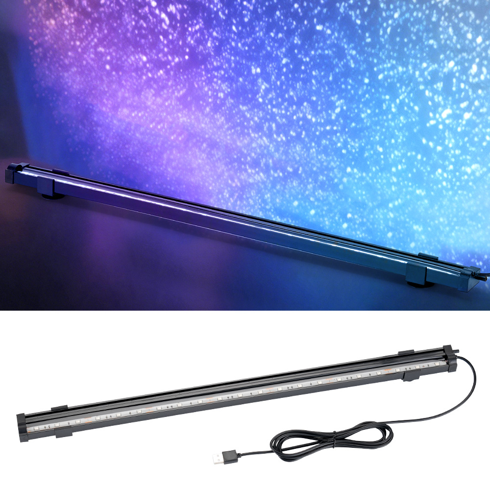 Marine Aquarium Nano - USB LED水槽エアバブルライト自動RGB変色魚タンクエアストーン酸素バブラー水中装飾ランプ