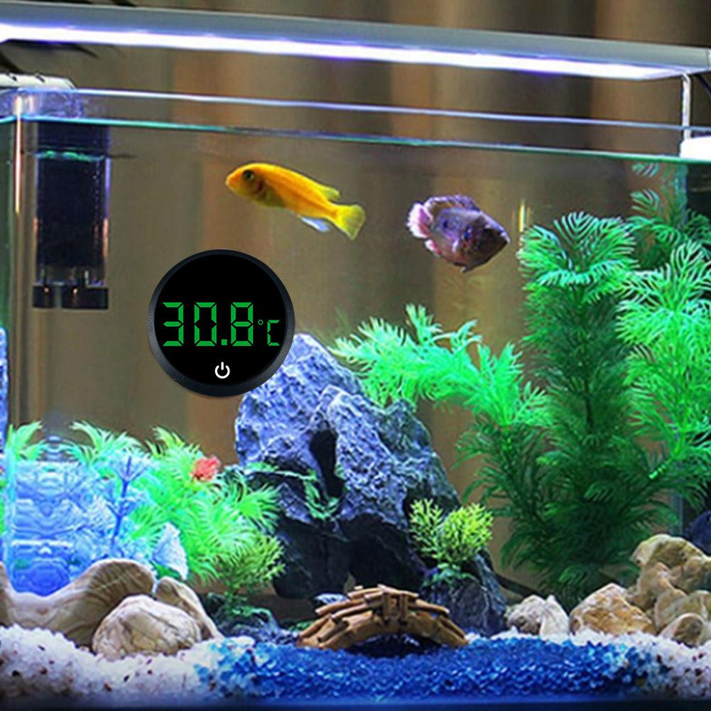 水族館用粘着式温度計液晶デジタル水槽ミニ温度計大画面モニター - Marine Aquarium Glue のレビューと価格