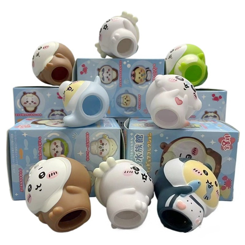 8個入り/箱 カワイイちいかわ水槽ブラインドボックスフィギュ - Aquarium Marine のレビューと価格