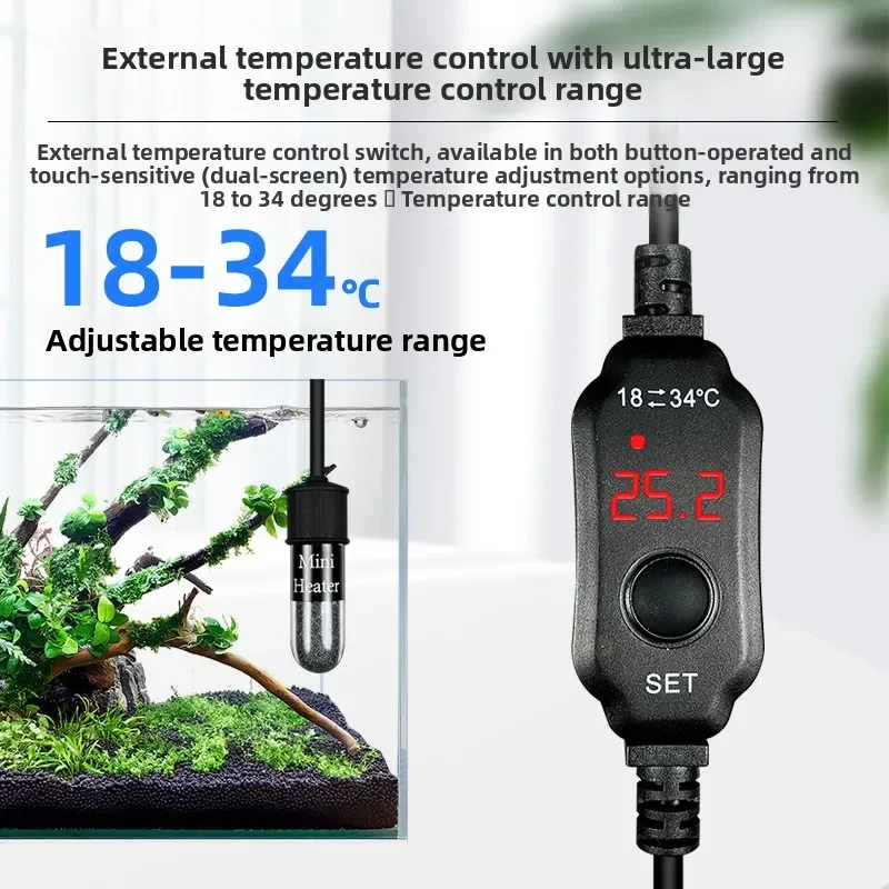 ユニバーサルミニ水槽加熱棒 魚タンクヒーター 水中サーモスタ - Marine Aquarium Nano のレビューと価格