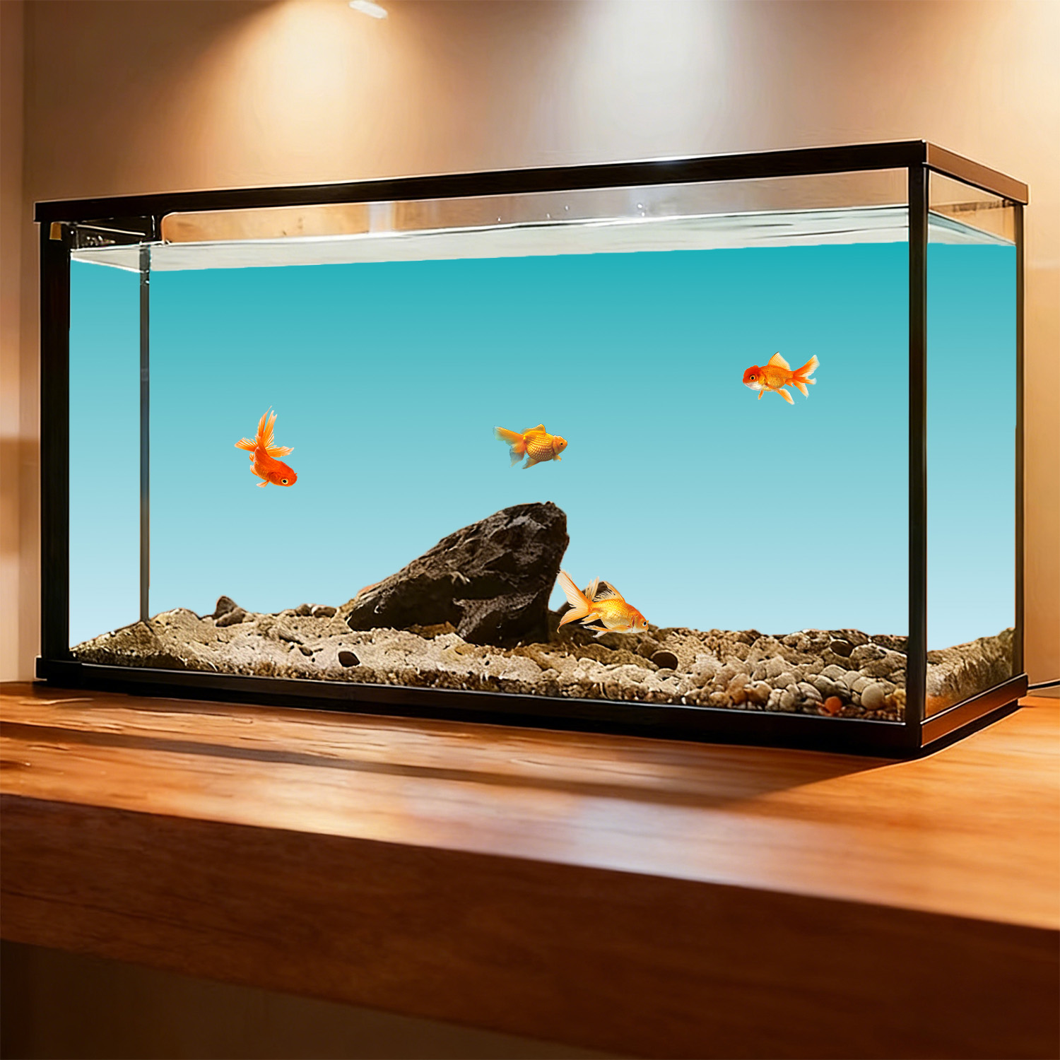 青と白のグラデーション、水槽背景画、水槽背景ステッカー、HD - Marine Aquarium Glue のレビューと価格