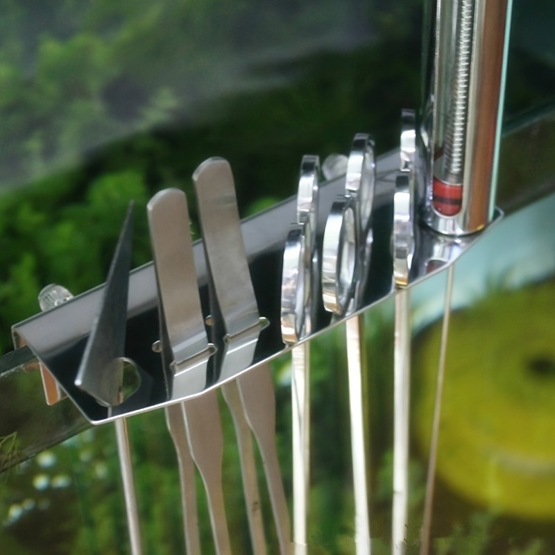 ステンレス製の水族館クリーニングツールホルダー,壁掛け水槽オ - Aquarium Marine のレビューと価格
