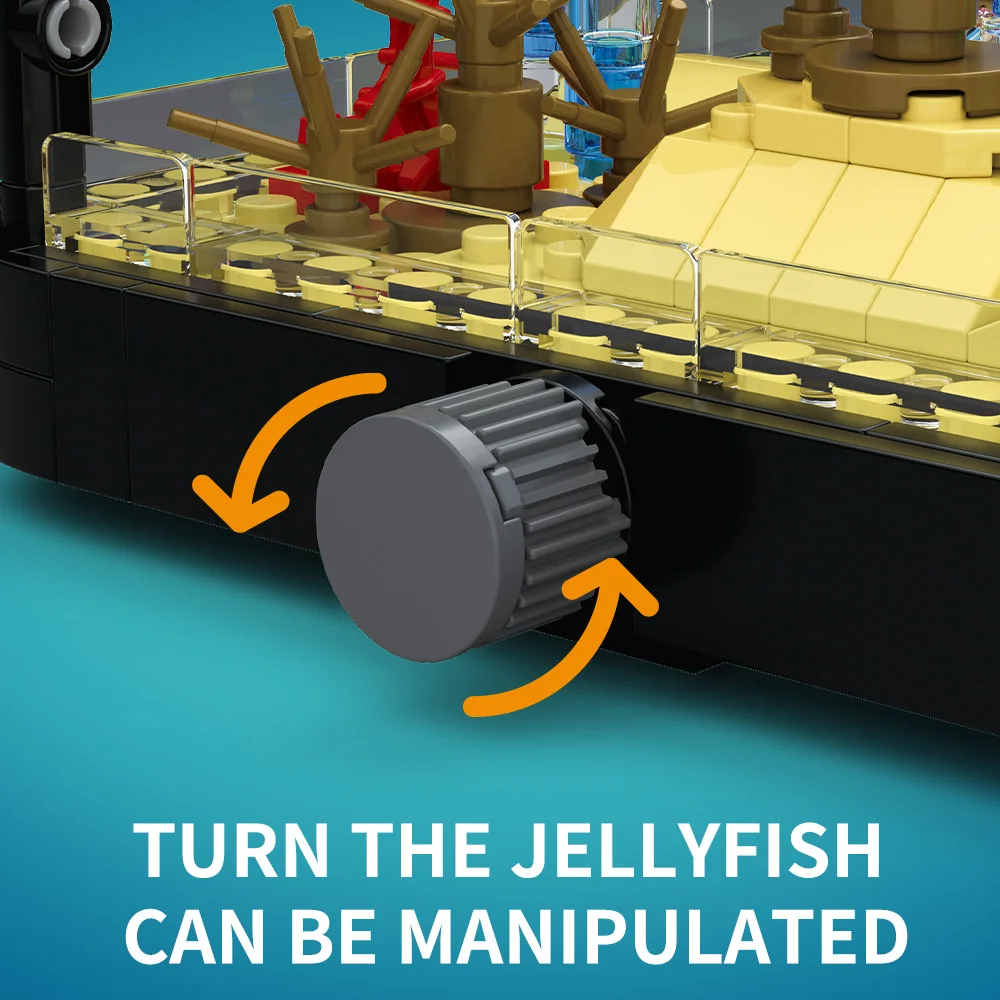 ライト付き水槽ビルディングブロックセット、水槽、海洋カメ、1 - Aquarium Marine のレビューと価格