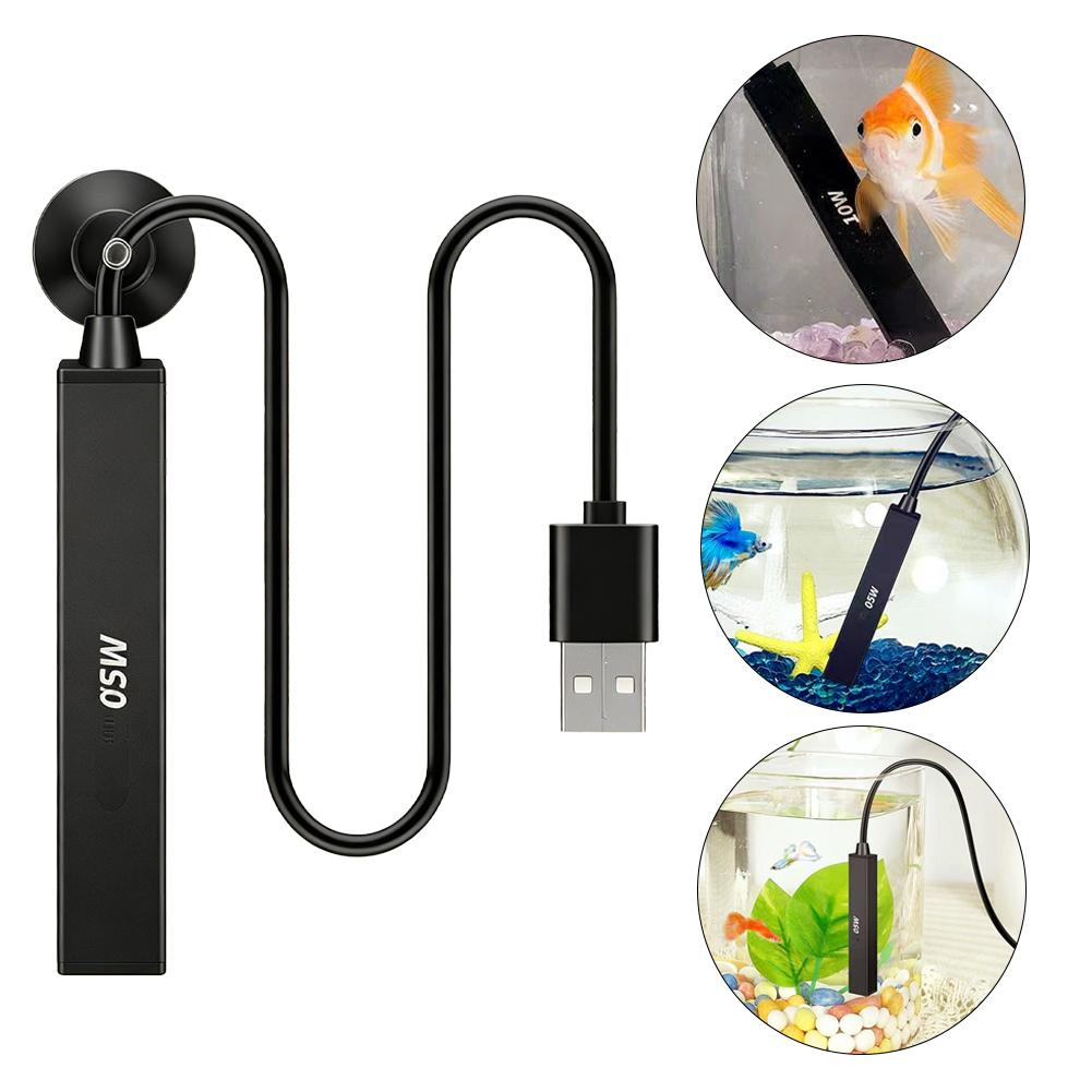 ミニ USB 水族館ヒーター 5V 自動定温加熱ロッド小型水 - Aquarium Marine のレビューと価格