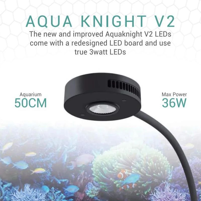 スペクトラ アクアナイト V2 36W フルスペクトル タッ - Aqua Marine Tank のレビューと価格