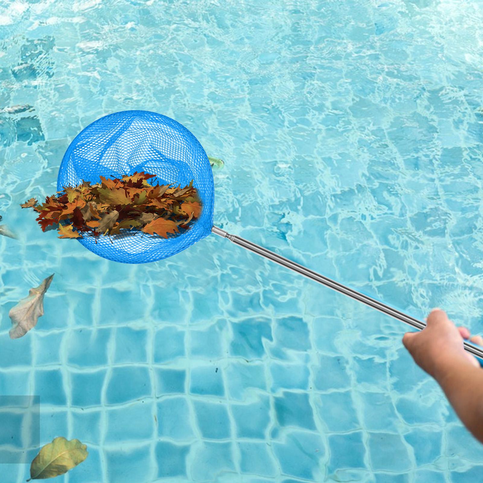 プールスキマーネット伸縮ポール付きステンレス鋼釣りネット子供 - Aquarium Marine のレビューと価格