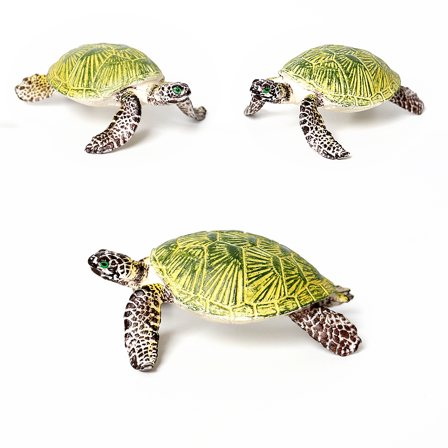 リアルなミニチュア潜水艦海タートルモデル、海の動物亀の置物、 - Aquarium Marine のレビューと価格